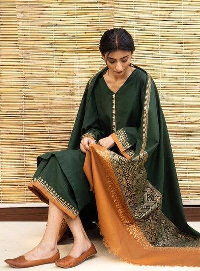 Aisling MOST DEMANDING DHANK EDITION 03PCS UNSTITCHED SUIT