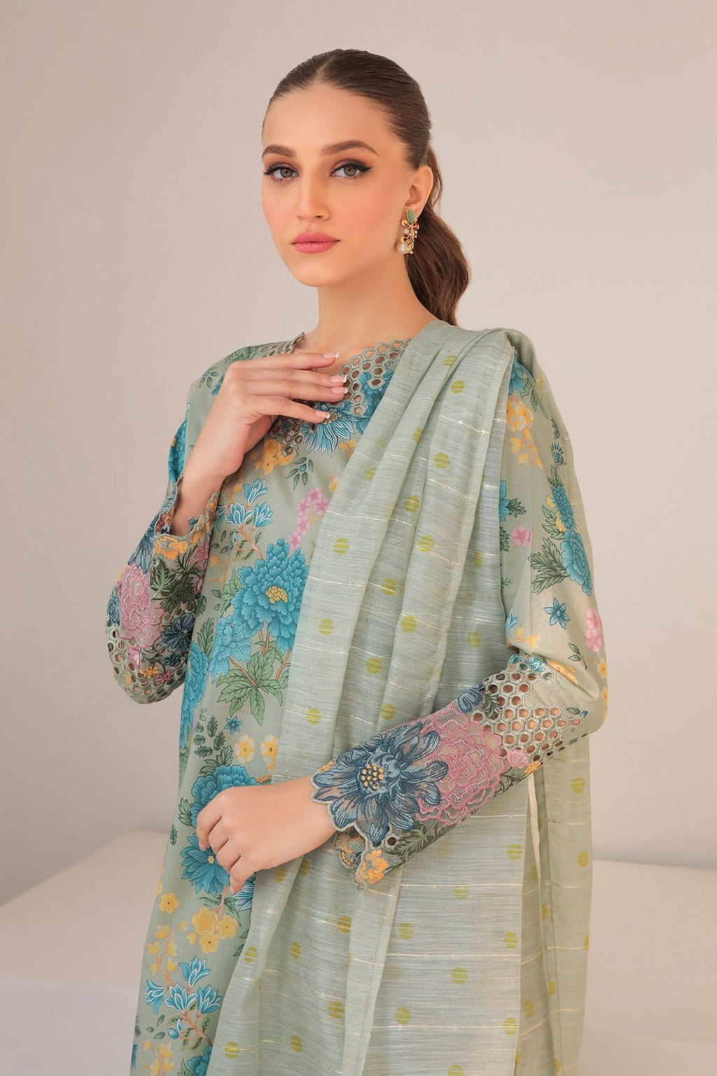 Khaddar Baroque MOST DEMANDING EDITION 03PCS UNSTITCHED SUIT