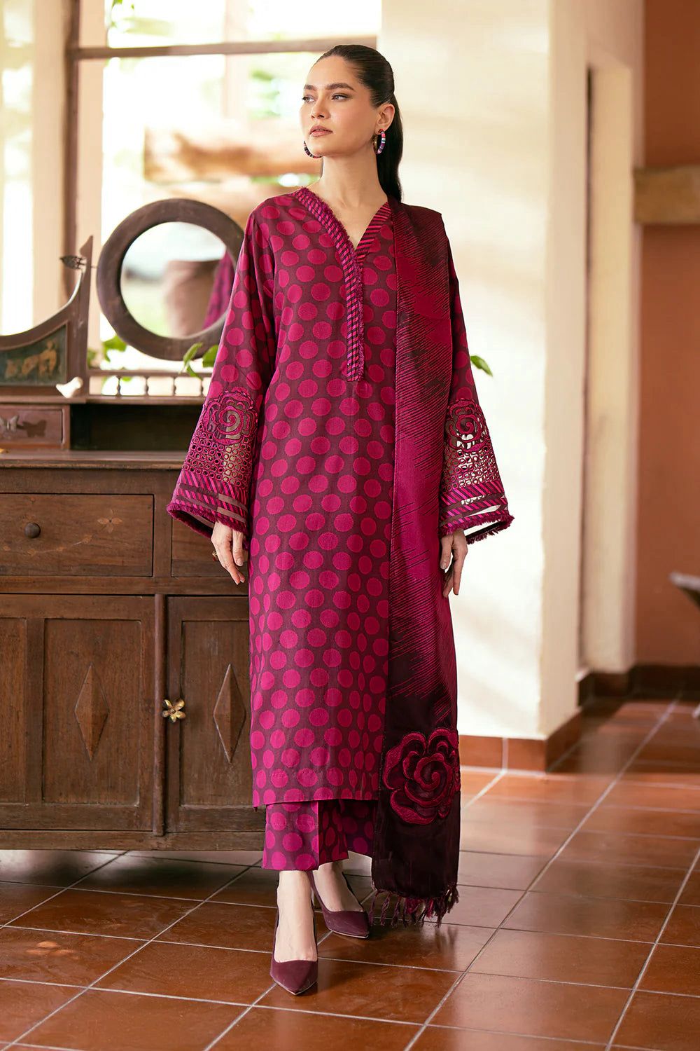 Baroque MOST DEMANDING EDITION DHANK 03PCS UNSTITCHED SUIT