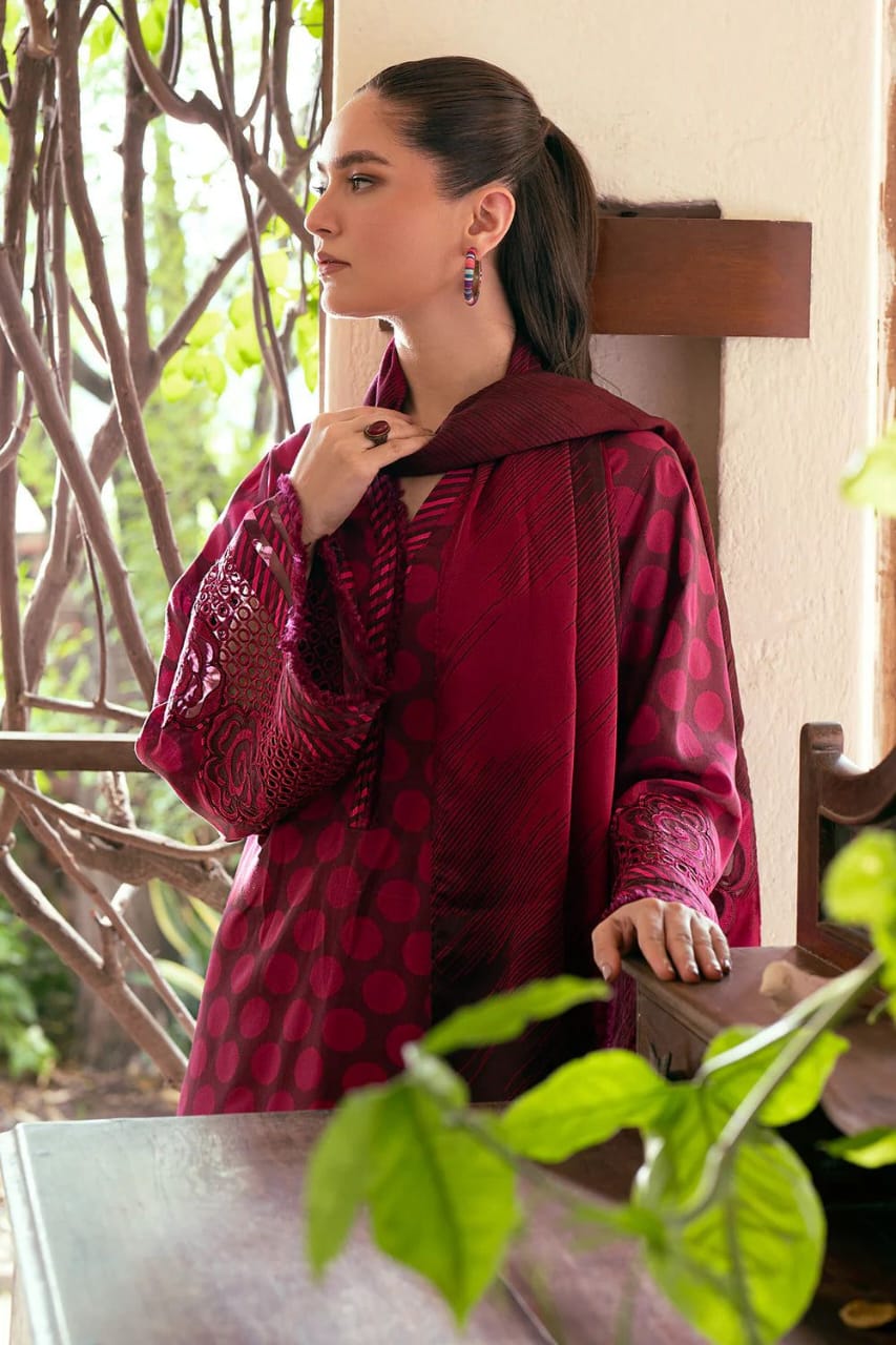 Baroque MOST DEMANDING EDITION DHANK 03PCS UNSTITCHED SUIT