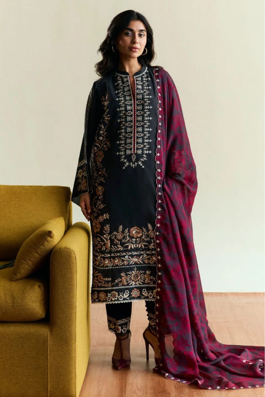 COCO by zara shahjahan MOST DEMANDING EDITION 03PCS UNSTITCHED SUIT