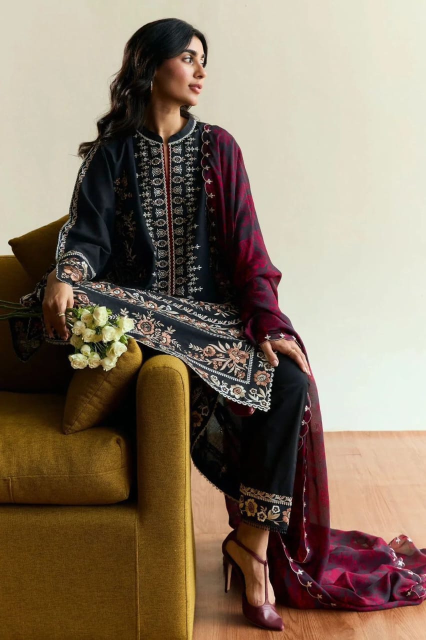 COCO by zara shahjahan MOST DEMANDING EDITION 03PCS UNSTITCHED SUIT