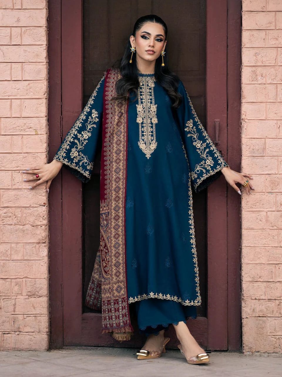 Jazmine DHANK MOST DEMANDING EDITION 03PCS UNSTITCHED SUIT